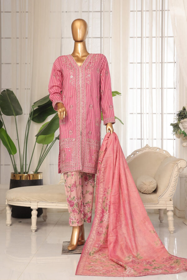 The 1311 - 3 Piece Bin Saeed Eid Ki Khushiyan Luxury Suit