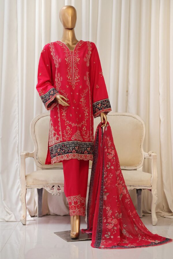 The 2030 – 3 Piece Bin Saeed Luxury Suit with Embroidered Trouser