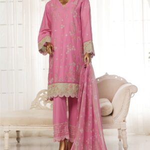 The 2027 – 3 Piece Bin Saeed Luxury Suit with Embroidered Trouser