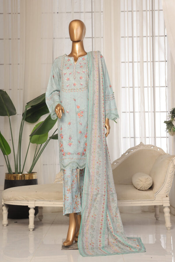 The 1313 - 3 Piece Bin Saeed Eid Ki Khushiyan Luxury Suit