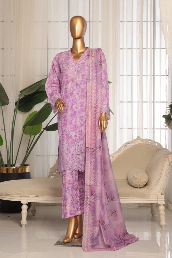 The 1317 - 3 Piece Bin Saeed Eid Ki Khushiyan Luxury Suit