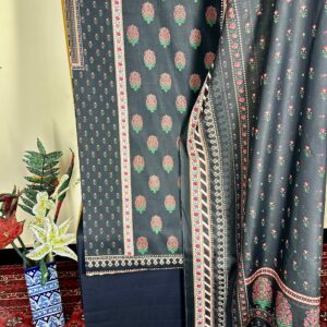 THE 947 - Bin Saeed Lawn 3 Piece Unstitched Printed Fabric