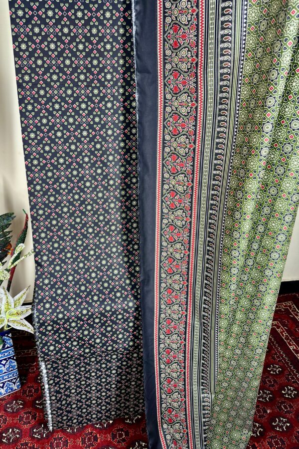 THE 611 - Bin Saeed Lawn 3 Piece Unstitched Printed Fabric