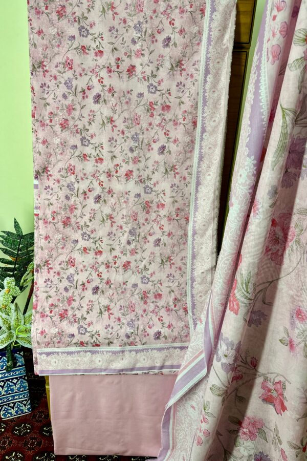 THE 898 - Bin Saeed Lawn 3 Piece Unstitched Printed Fabric