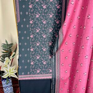 THE 589 - Bin Saeed Lawn 3 Piece Unstitched Printed Fabric