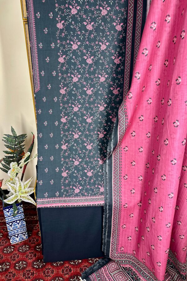 THE 589 - Bin Saeed Lawn 3 Piece Unstitched Printed Fabric