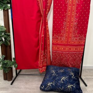 THE 296 – Bin Saeed Lawn 3 Piece Unstitched Printed Fabric