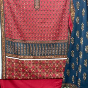 The 3926 - Bin Saeed Lawn 3 Piece Unstitched Digital Printed Fabric