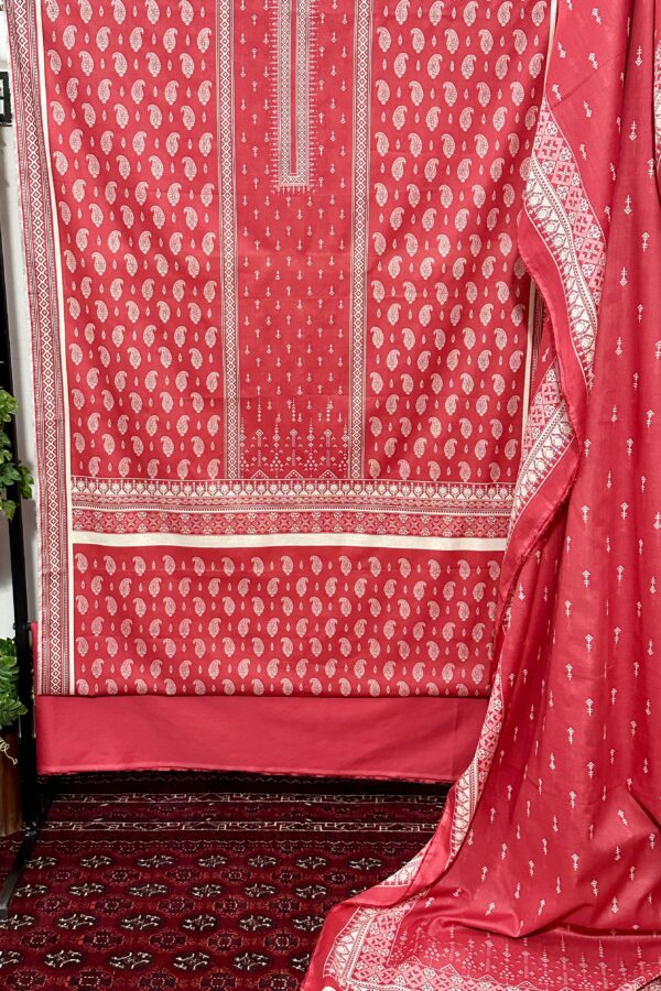 The 4032 - Bin Saeed Lawn 3 Piece Unstitched Digital Printed Fabric