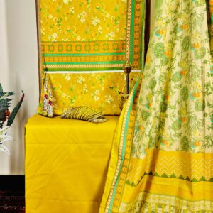 THE 956 – Bin Saeed Lawn 3 Piece Unstitched Printed Fabric