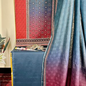 THE 121 – Bin Saeed Lawn 3 Piece Unstitched Printed Fabric