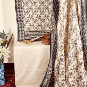 THE 33 – Bin Saeed Lawn 3 Piece Unstitched Printed Fabric